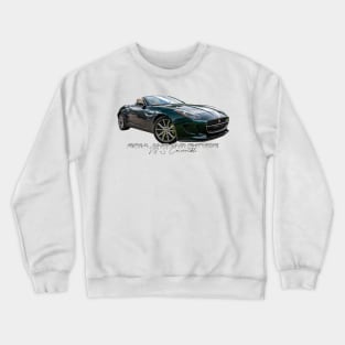 2014 Jaguar F-Type V8 S Convertible Crewneck Sweatshirt